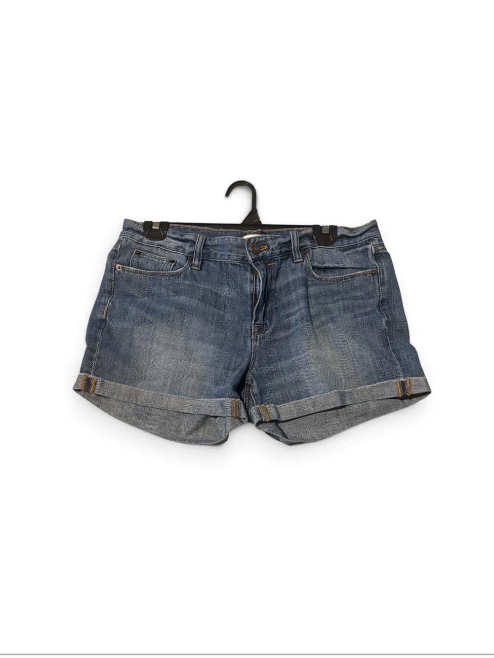 J. Crew Blue Rolled-Hem Denim Shorts size 28